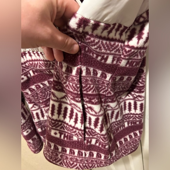 The North Face Quarter Zip Fleece Nordic  Snap , size Large - Picture 5 of 7